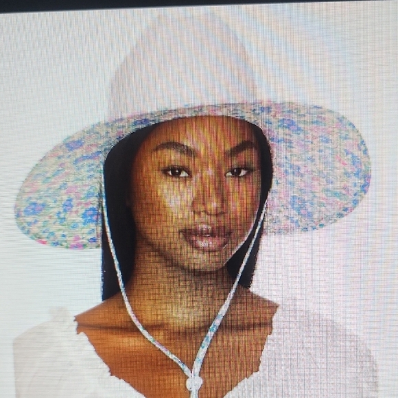 LoveShackFancy X Hurley Lifeguard Straw Hat In Sunflower Meadow - Picture 1 of 7